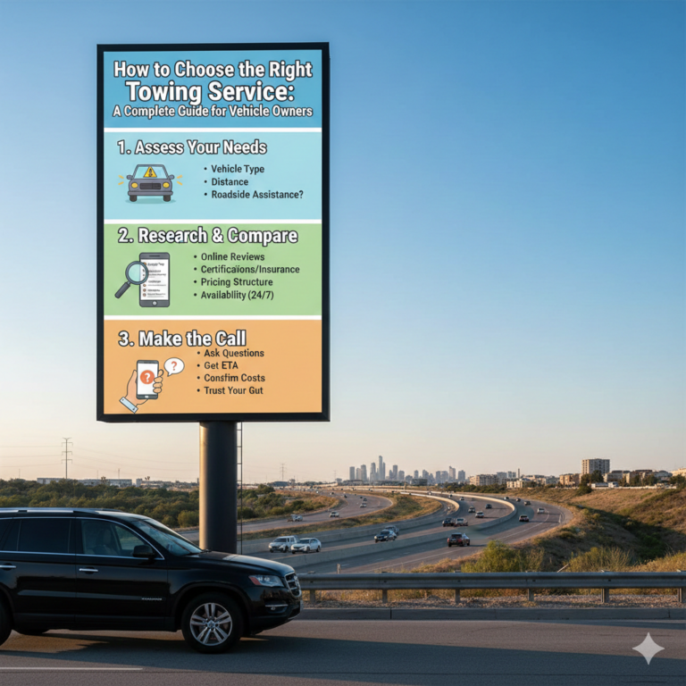 How to Choose the Right Towing Service: A Complete Guide for Vehicle Owners