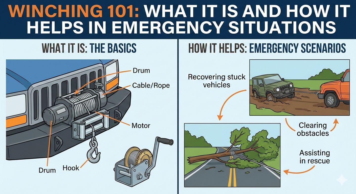 Winching 101: What It Is and How It Helps in Emergency Situations