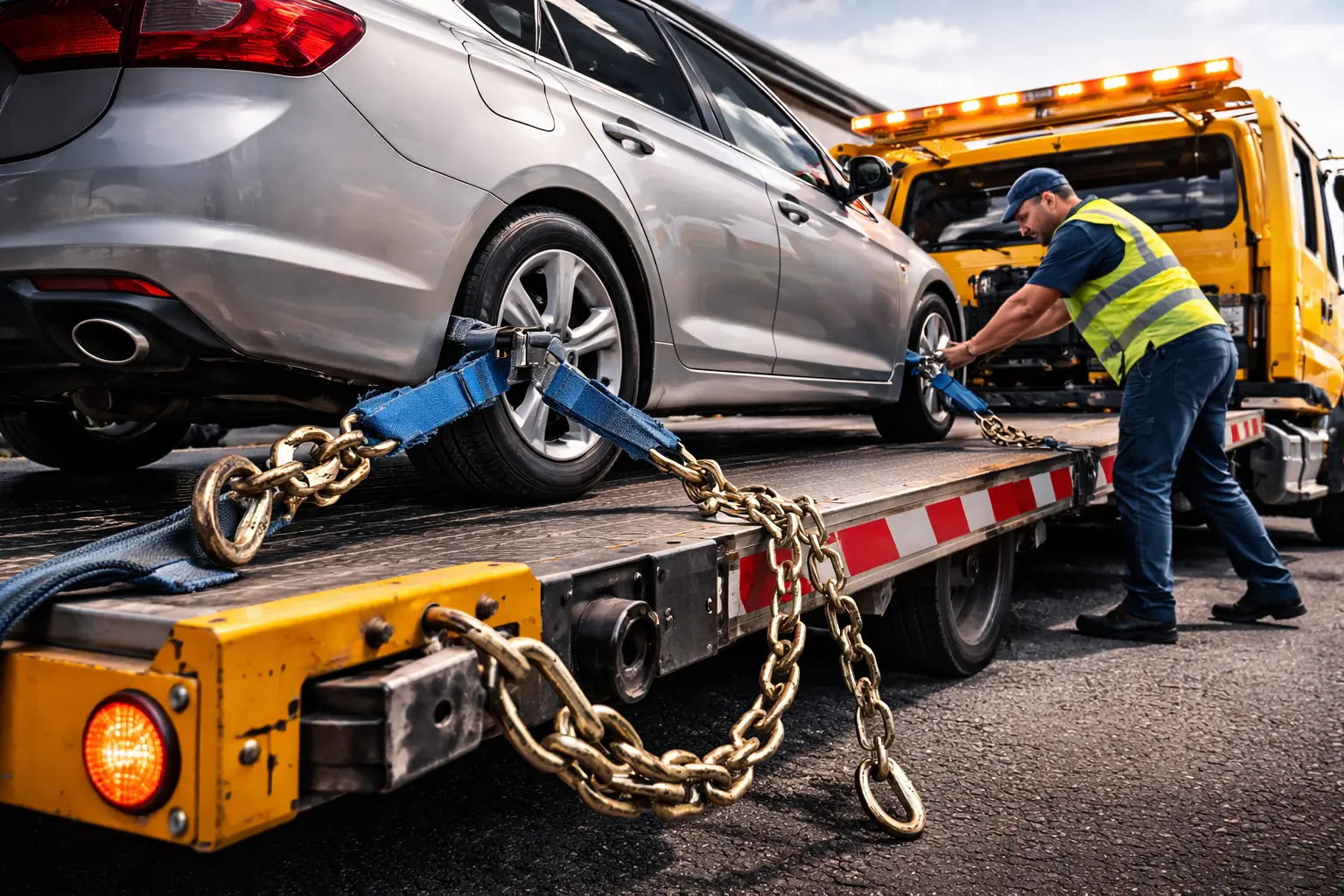 How Towing Equipment Prevents Vehicle Damage