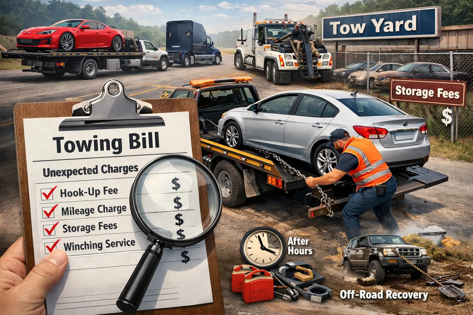 Hidden Towing Fees You Should Know About - Towing Blog Spot