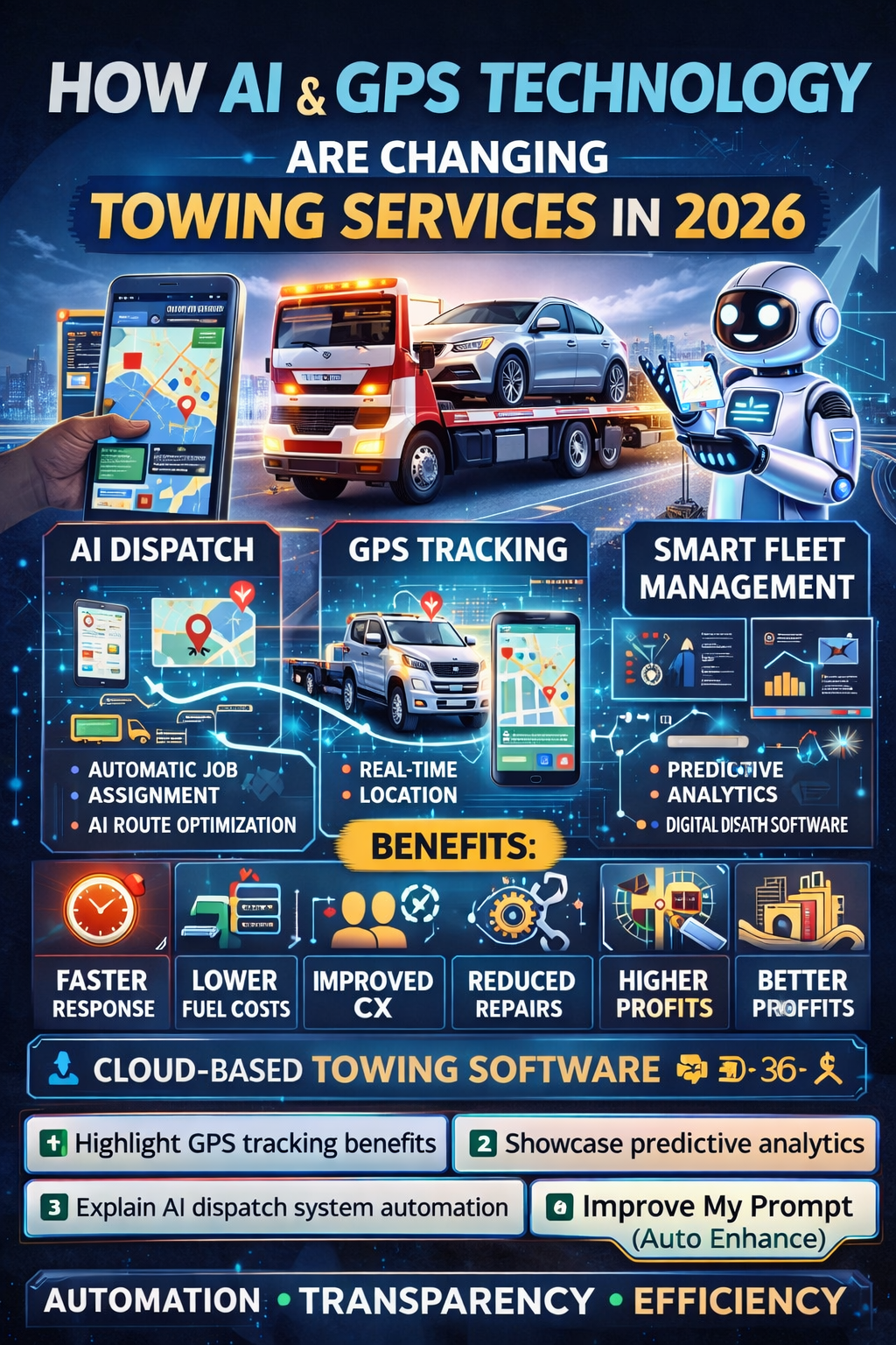 How AI & GPS Technology Are Transforming Towing in 2026