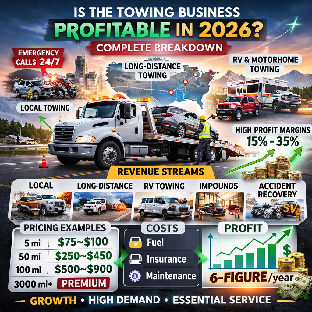 Is the Car Towing Business Profitable in 2026? Guide 