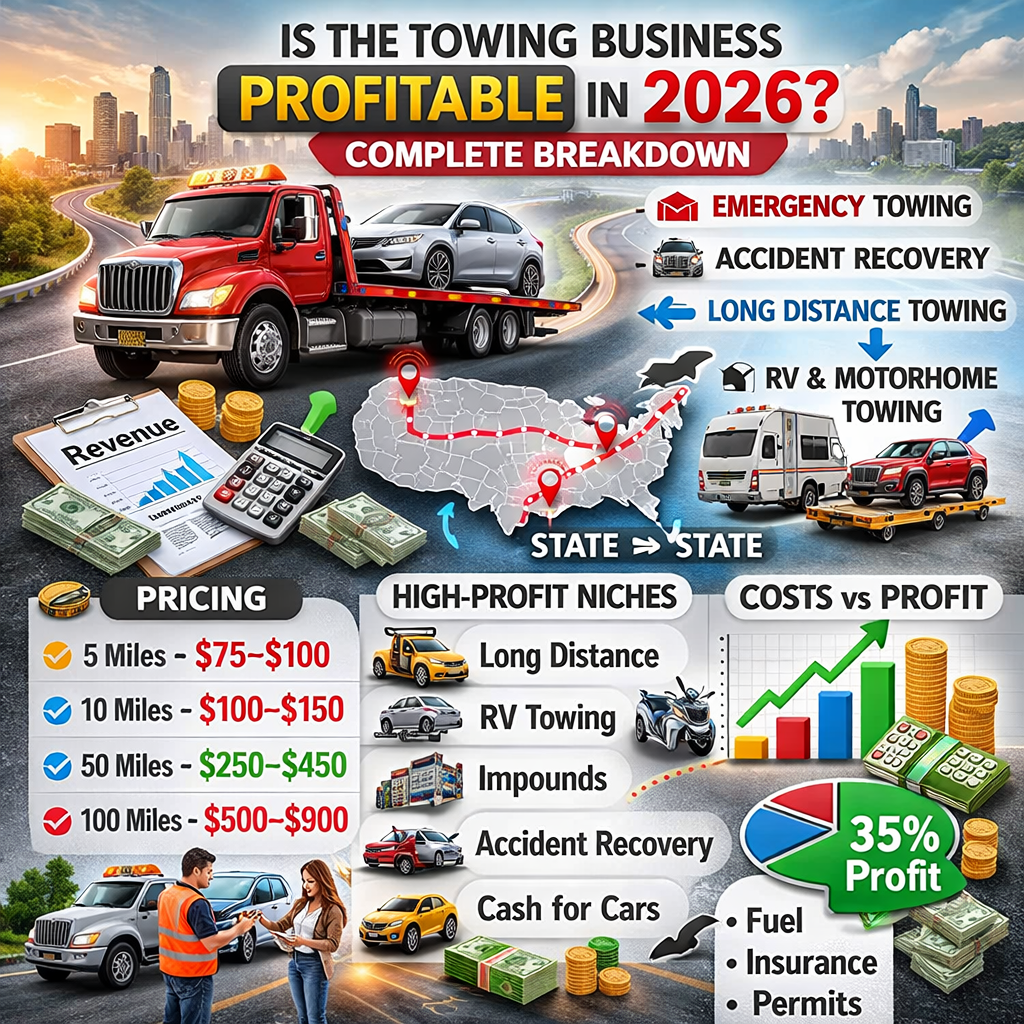 Is the Car Towing Business Profitable in 2026? Guide